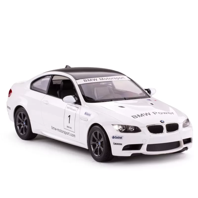 Masina cu telecomanda bmw m3 alb cu scara 1 la 14, copii varsta 3 ani pana la +15 ani [4]