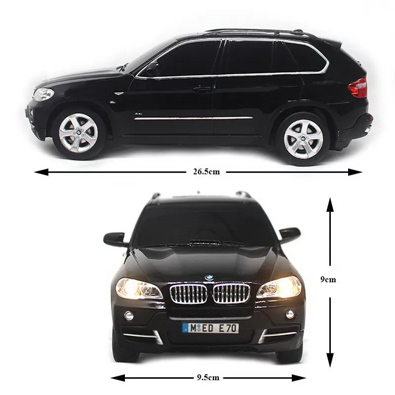Masina cu telecomanda bmw x5 negru cu scara 1 la 18, copii varsta 3 ani pana la +15 ani [6]