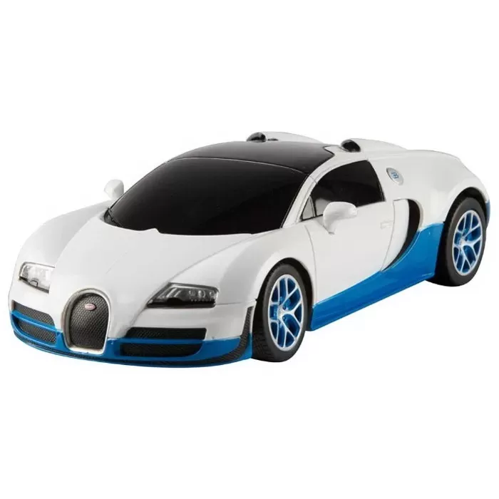 Masina cu telecomanda bugatti grand sport vitesse alb cu scara 1 la 18, varsta de la 3 ani la +15 ani [3]