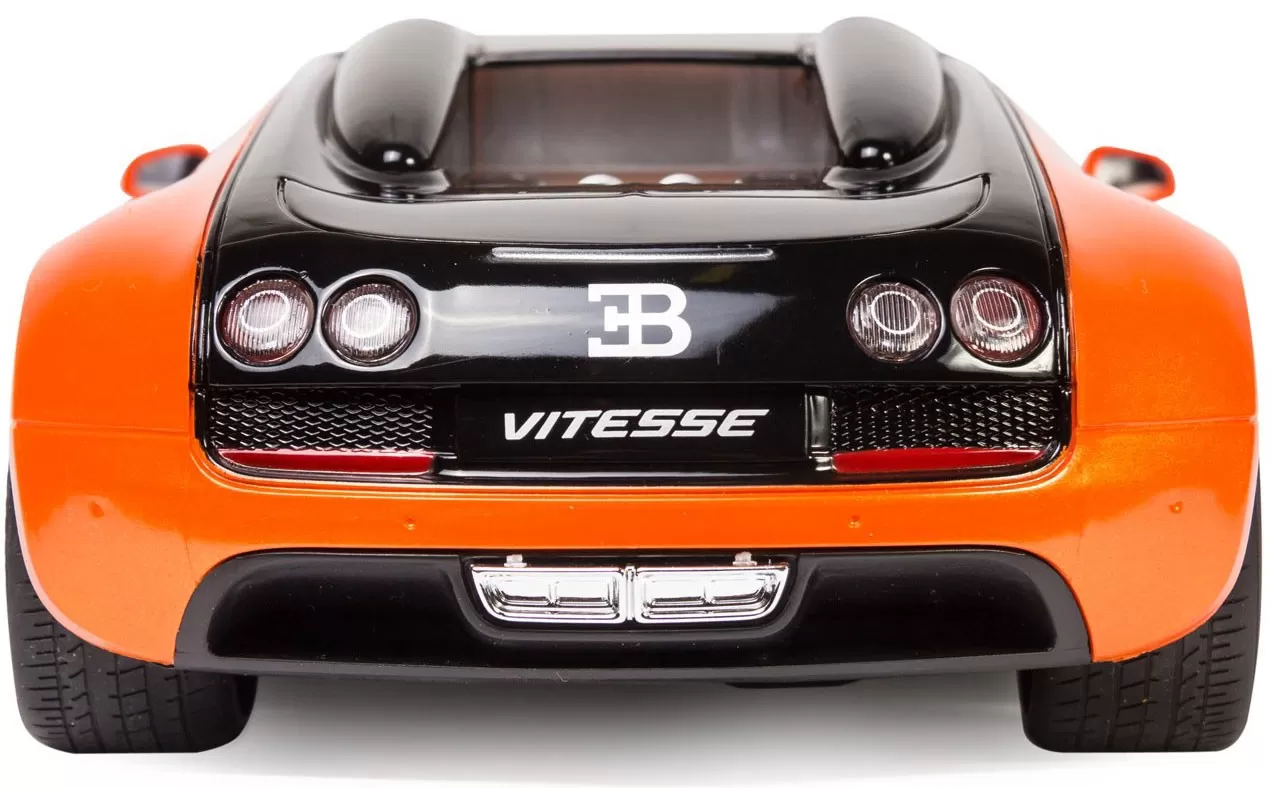 Masina cu telecomanda bugatti grand sport vitesse portocalie cu scara 1 la 18, varsta de la 3 ani la +15 ani [7]