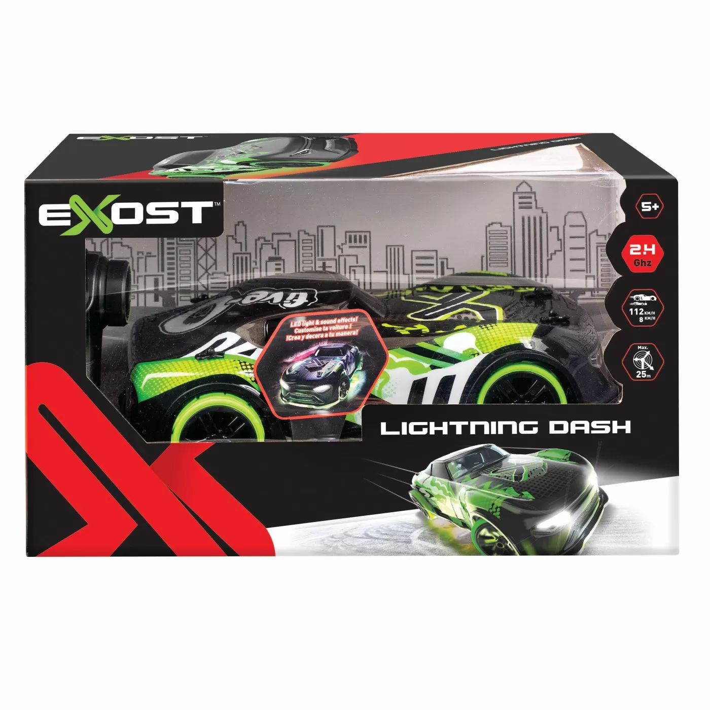 Masina cu telecomanda exost lightning dash, varsta de la 5 ani la 14 ani [1]