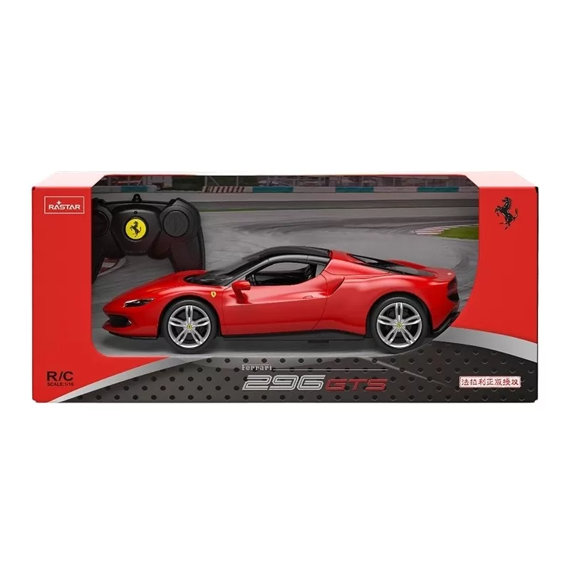 Masina cu telecomanda ferrari 296 gts cu scara 1 la 16, varsta de la 3 ani la +15 ani [1]