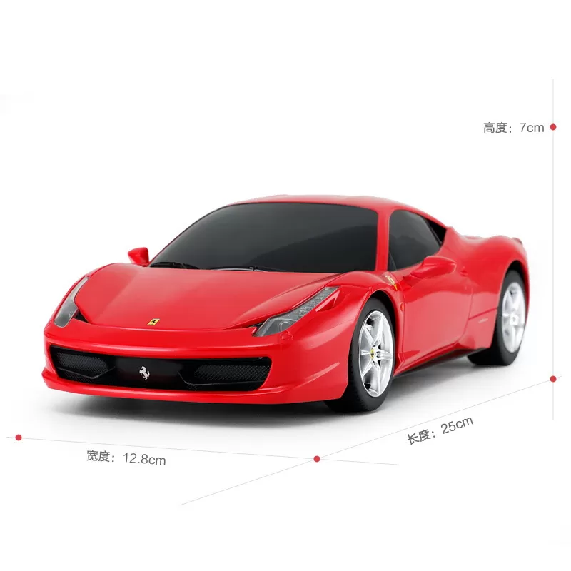 Masina cu telecomanda ferrari 458 italia scara 1 la 18, varsta de la 3 ani la +15 ani [3]