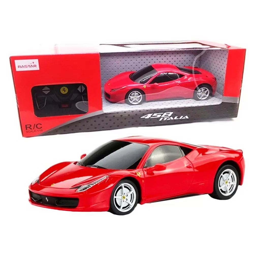 Masina cu telecomanda ferrari 458 italia scara 1 la 18, varsta de la 3 ani la +15 ani [2]