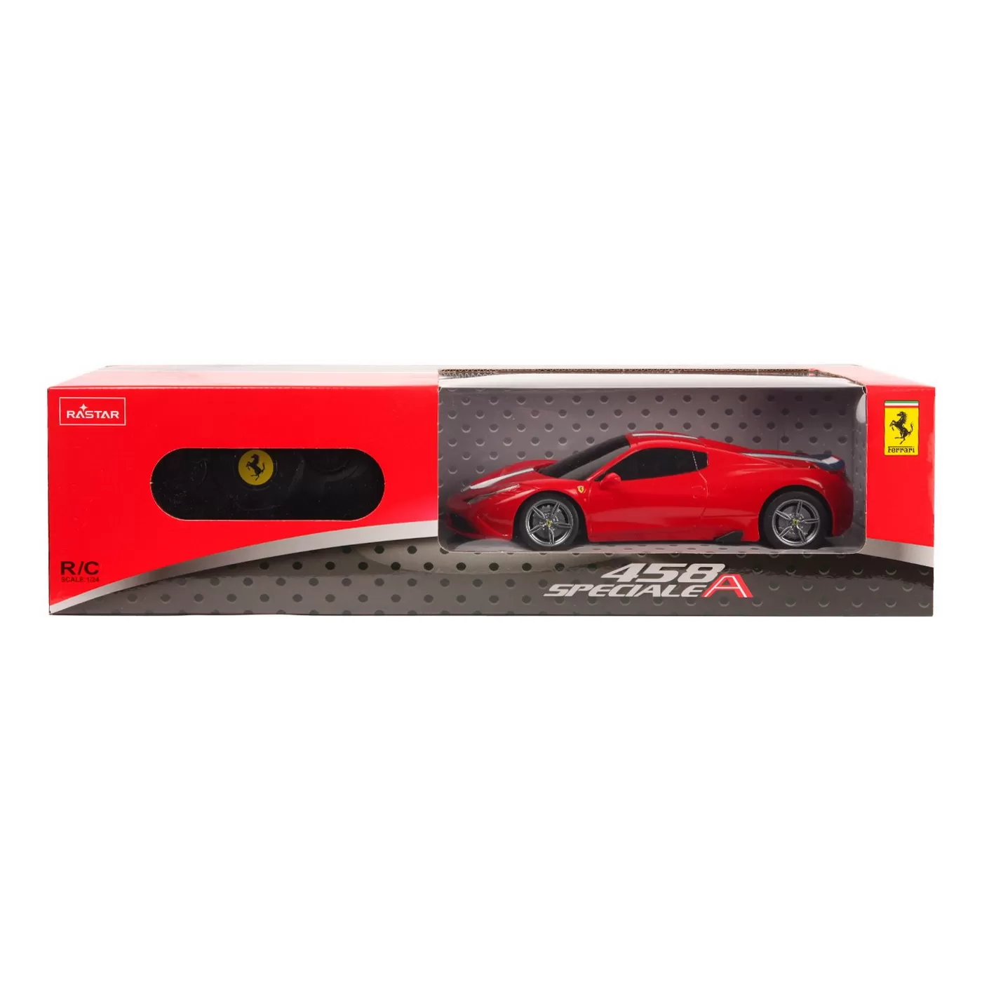 Masina cu telecomanda ferrari 458 speciale rosu cu scara 1 la 24, varsta de la 3 ani la +15 ani [1]