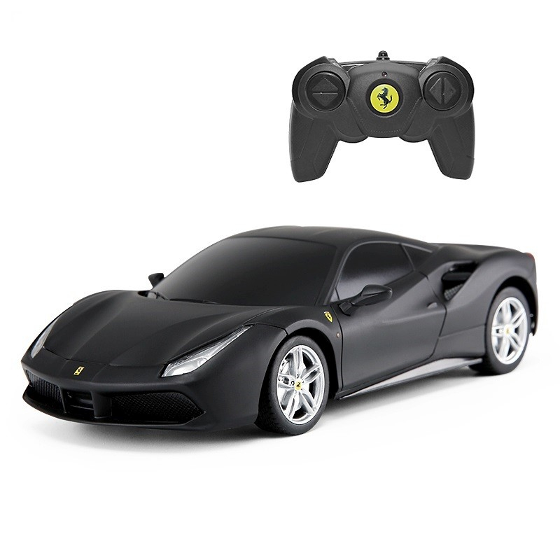 Masina cu telecomanda ferrari 488 gtb negru scara 1 la 24, varsta de la 3 ani la +15 ani [2]