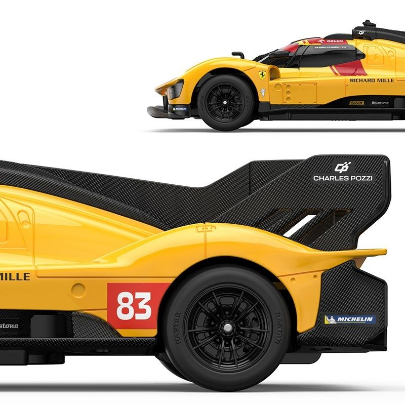 Masina cu telecomanda ferrari 499p n83 galben scara 1 la 24 [4]