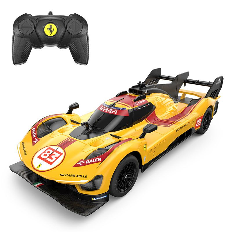 Masina cu telecomanda ferrari 499p n83 galben scara 1 la 24 [2]