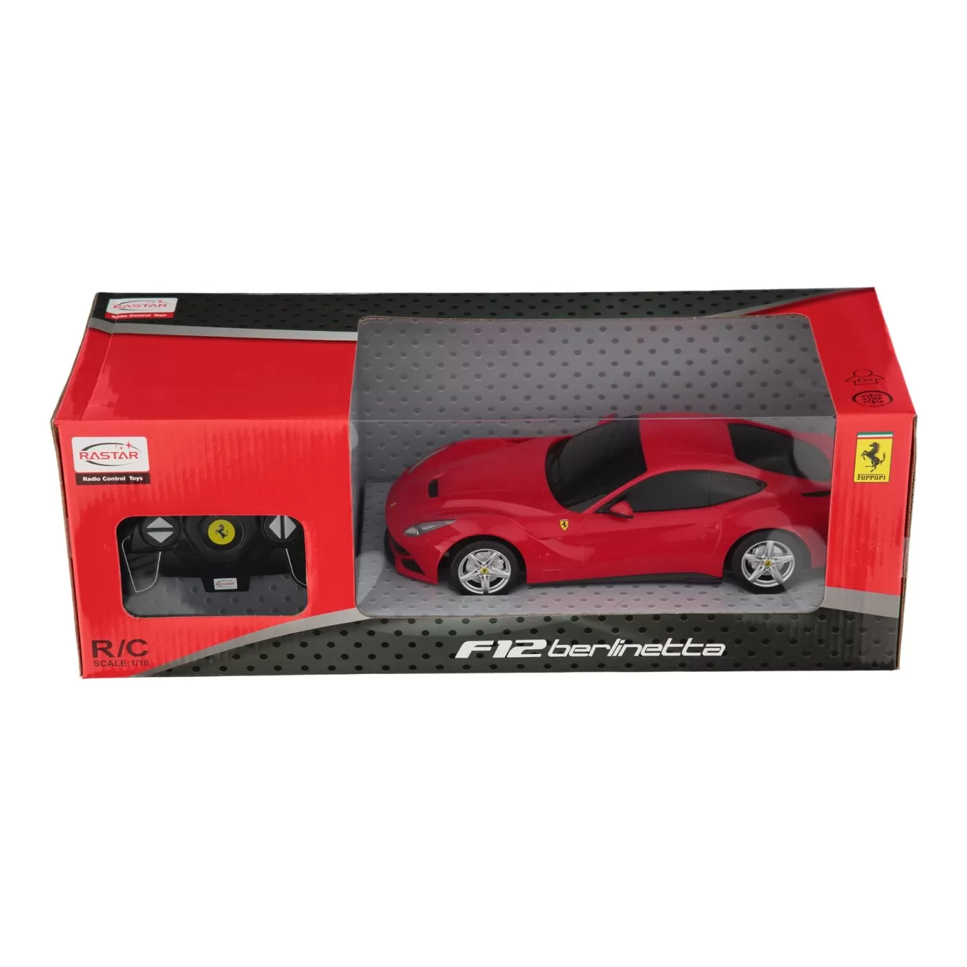 Masina cu telecomanda ferrari f12 scara 1 la 18, varsta de la 3 ani la +15 ani [2]