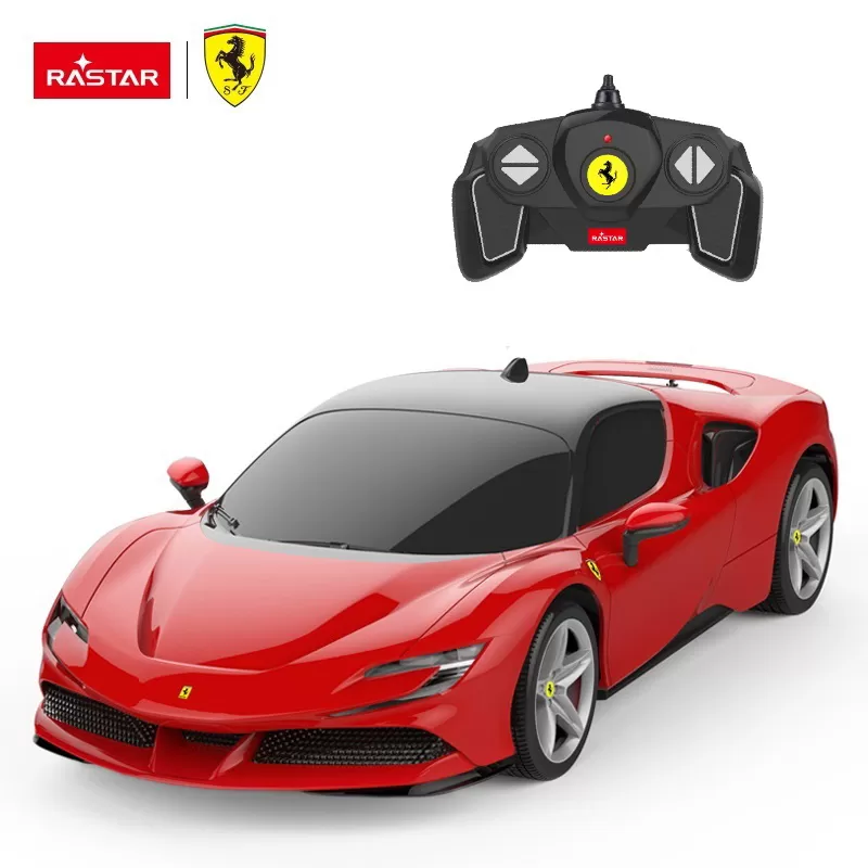 Masina cu telecomanda ferrari sf90 stradale scara 1 la 18, varsta de la 3 ani la +15 ani [1]