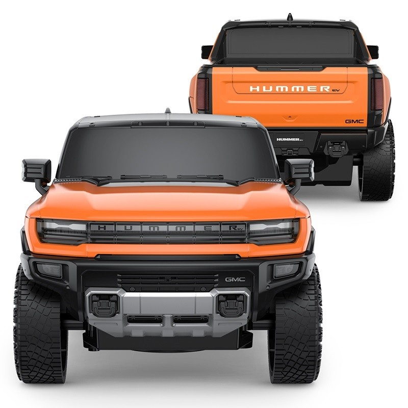 Masina cu telecomanda hummer ev portocaliu cu scara 1 la 24 [5]