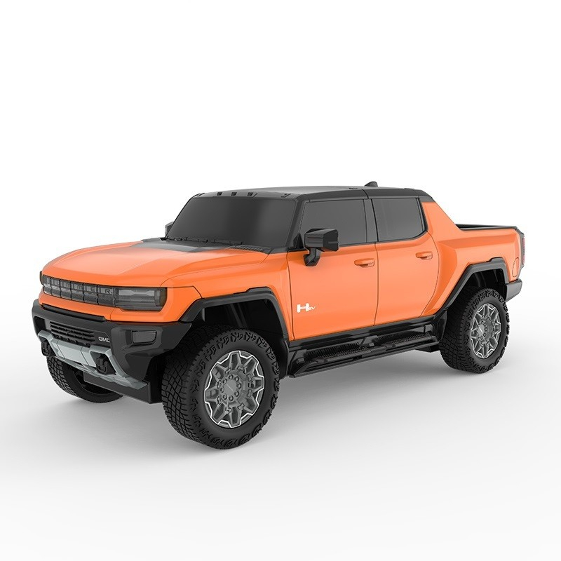 Masina cu telecomanda hummer ev portocaliu cu scara 1 la 24 [4]