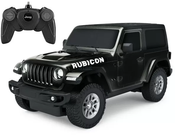 Masina cu telecomanda jeep wrangler jl negru scara 1 la 24, varsta de la 3 ani la +15 ani [7]