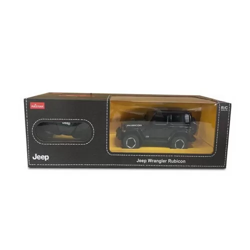 Masina cu telecomanda jeep wrangler jl negru scara 1 la 24, varsta de la 3 ani la +15 ani [2]