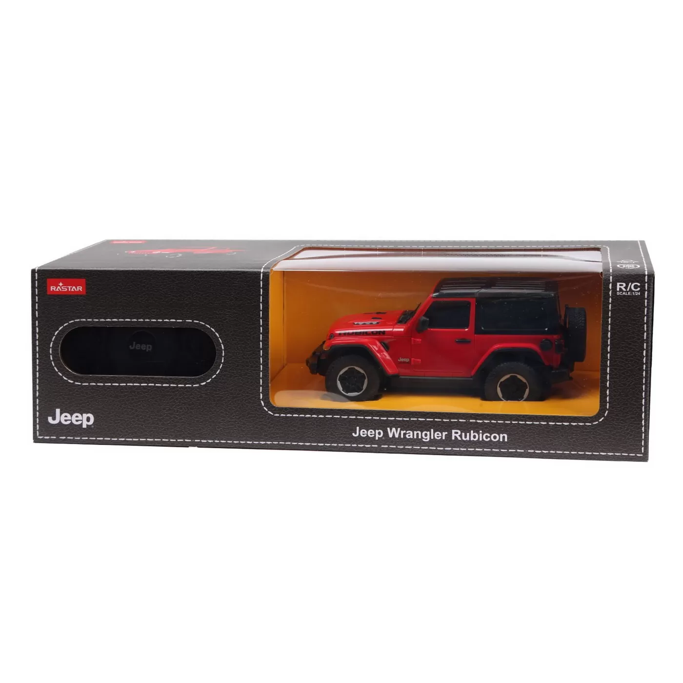 Masina cu telecomanda jeep wrangler jl rosu scara 1 la 24, varsta de la 3 ani la +15 ani [2]