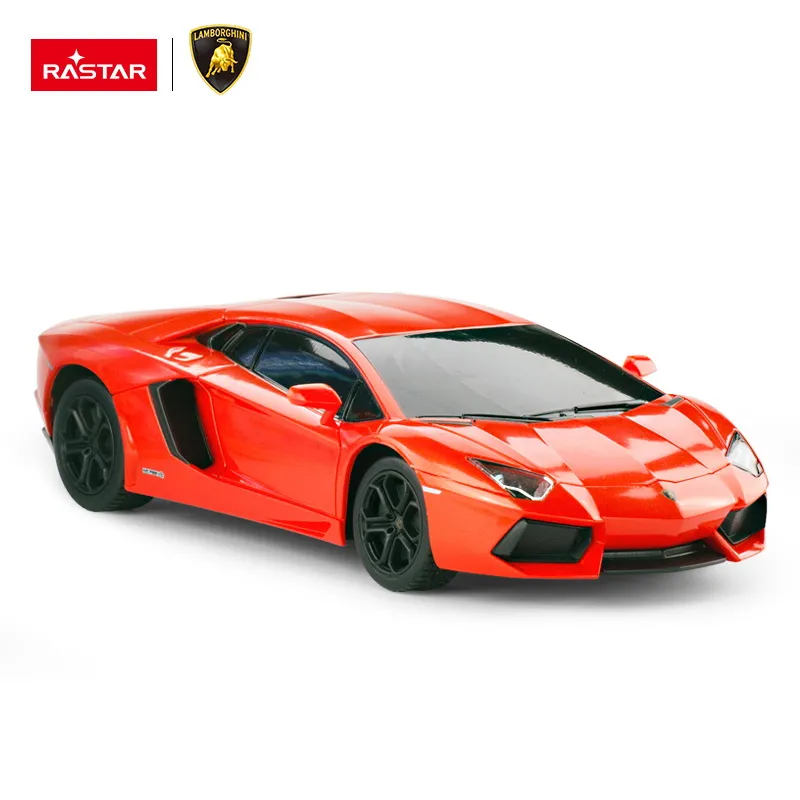 Masina cu telecomanda lamborghini aventador portocaliu cu scara 1 la 24 varsta 3 ani -+15 ani [4]