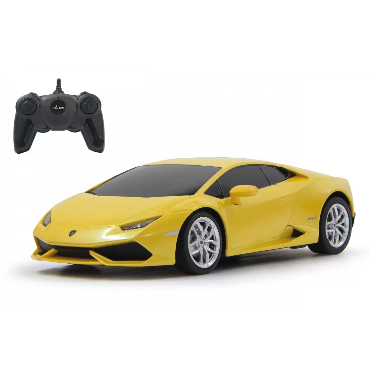 Masina cu telecomanda lamborghini hurac├â┬ün lp610-4 galben cu scara 1 la 24, varsta de la 3 ani la +15 ani [1]