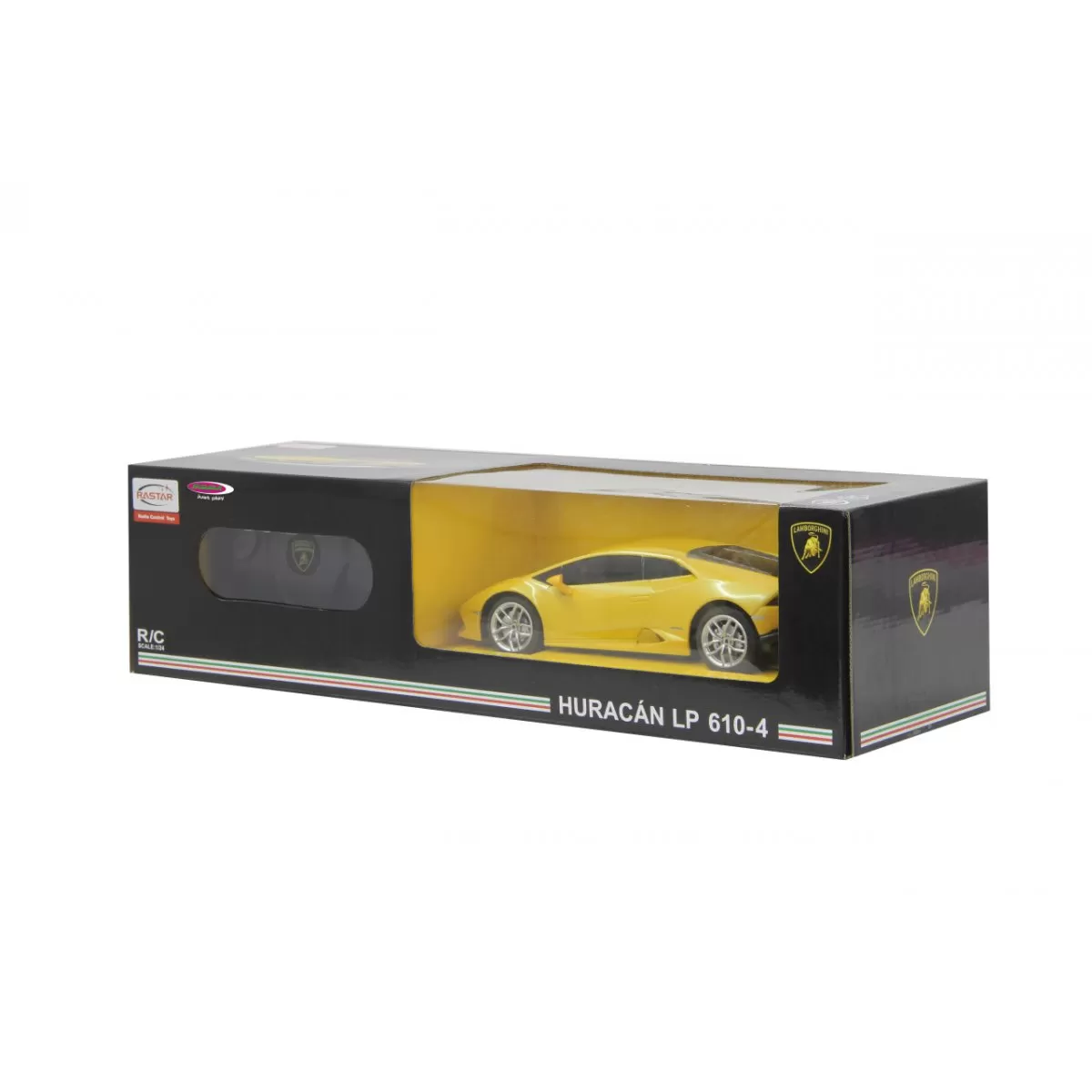 Masina cu telecomanda lamborghini hurac├â┬ün lp610-4 galben cu scara 1 la 24, varsta de la 3 ani la +15 ani [2]