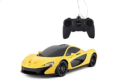 Masina cu telecomanda mclaren p1 galben scara 1 la 24, varsta de la 3 ani la +15 ani [4]