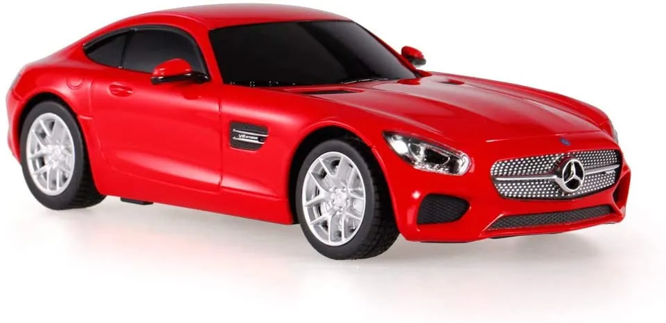 Masina cu telecomanda mercedes amg gt rosu cu scara 1 la 24, varsta de la 3 ani la +15 ani [6]