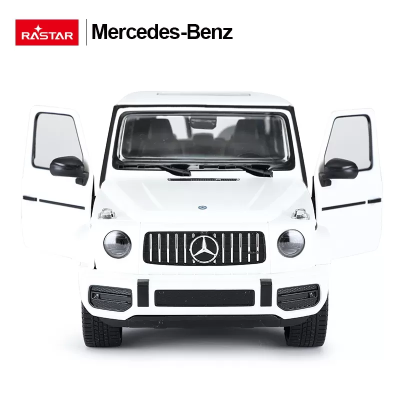 Masina cu telecomanda mercedes-benz g63 alb scara 1 la 14, copii varsta 3 ani pana la +15 ani [3]