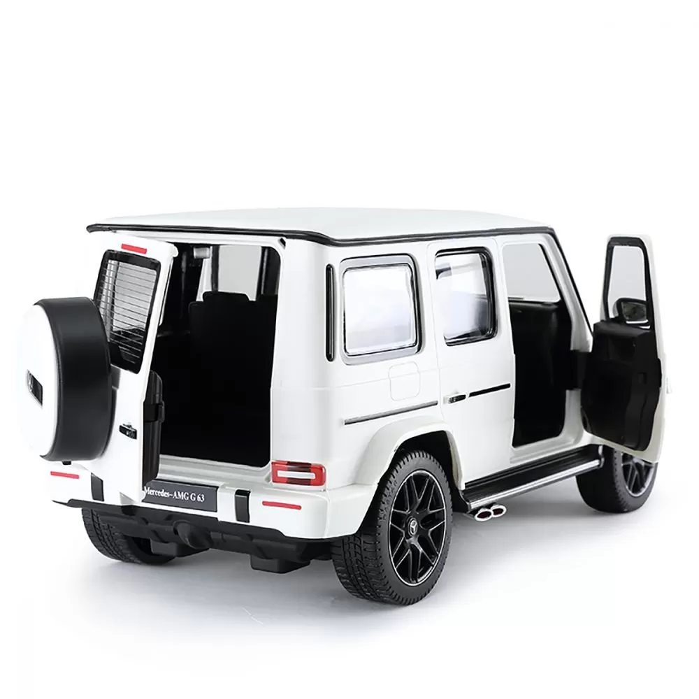 Masina cu telecomanda mercedes-benz g63 alb scara 1 la 24, varsta de la 3 ani la +15 ani [3]