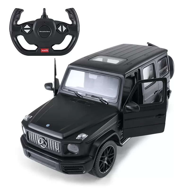 Masina cu telecomanda mercedes-benz g63 negru scara 1 la 14, copii varsta 3 ani pana la +15 ani [1]