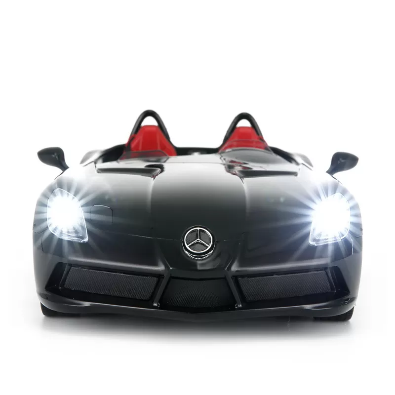 Masina cu telecomanda mercedes-benz slr neagra scara 1 la 12, varsta de la 3 ani la +15 ani [5]