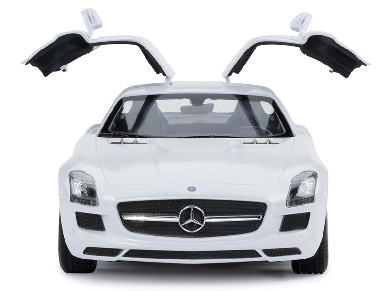 Masina cu telecomanda mercedes-benz sls alb scara 1 la 14, varsta de la 3 ani la +15 ani [8]