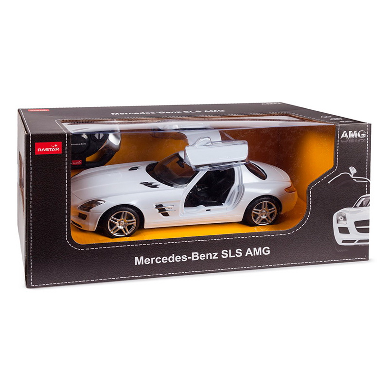 Masina cu telecomanda mercedes-benz sls alb scara 1 la 14, varsta de la 3 ani la +15 ani [2]