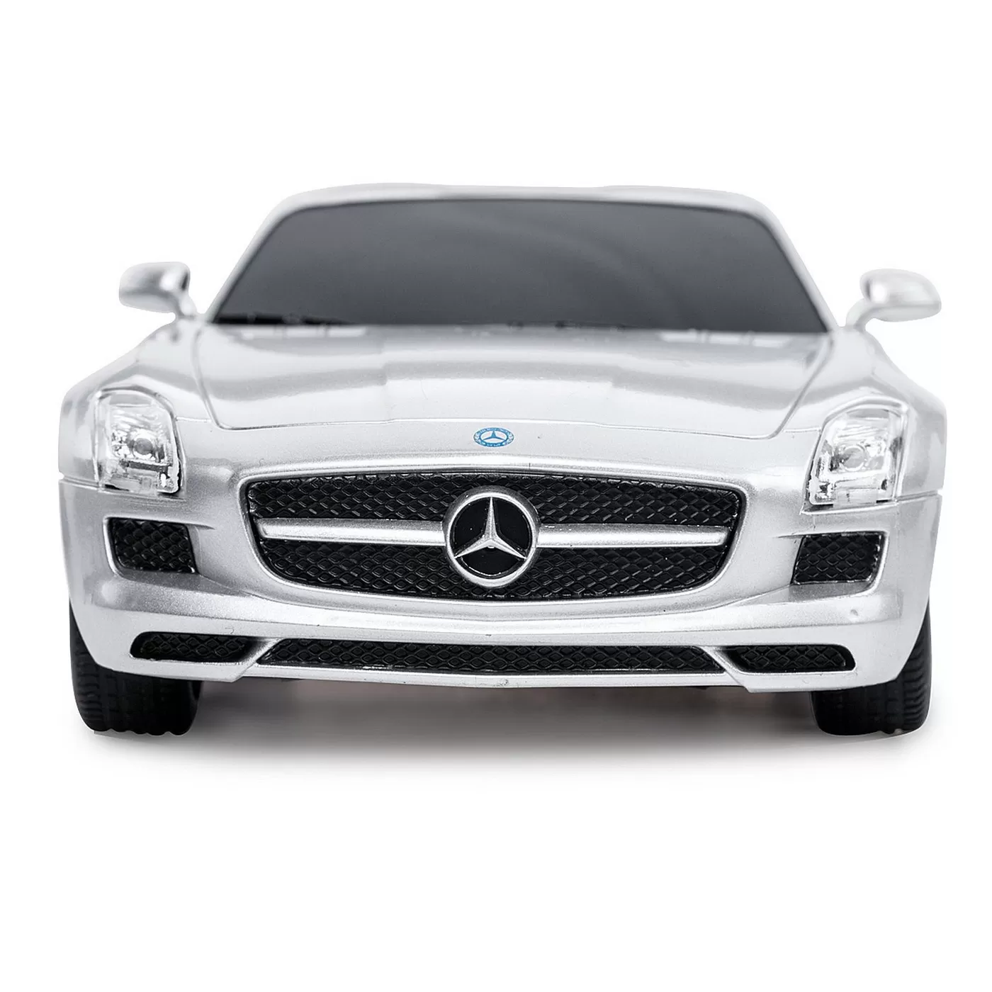 Masina cu telecomanda mercedes-benz sls amg argintie scara 1 la 24, varsta de la 3 ani la +15 ani [6]