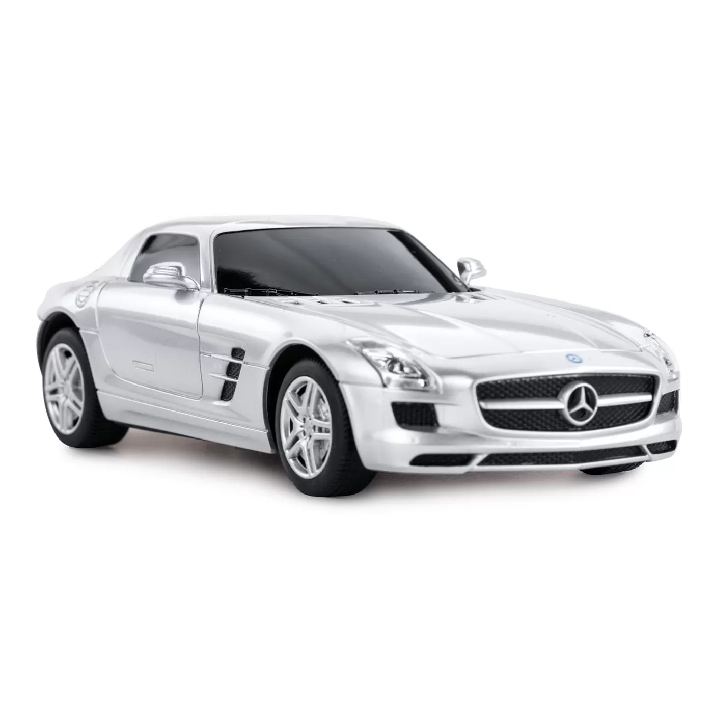 Masina cu telecomanda mercedes-benz sls amg argintie scara 1 la 24, varsta de la 3 ani la +15 ani [5]