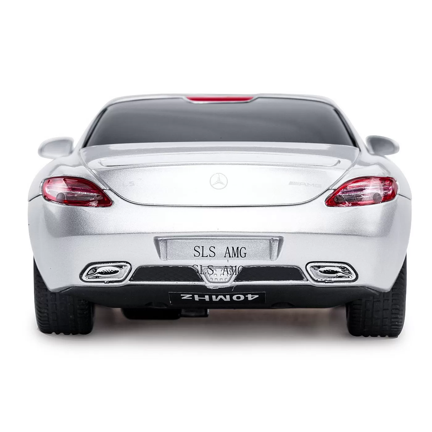 Masina cu telecomanda mercedes-benz sls amg argintie scara 1 la 24, varsta de la 3 ani la +15 ani [4]