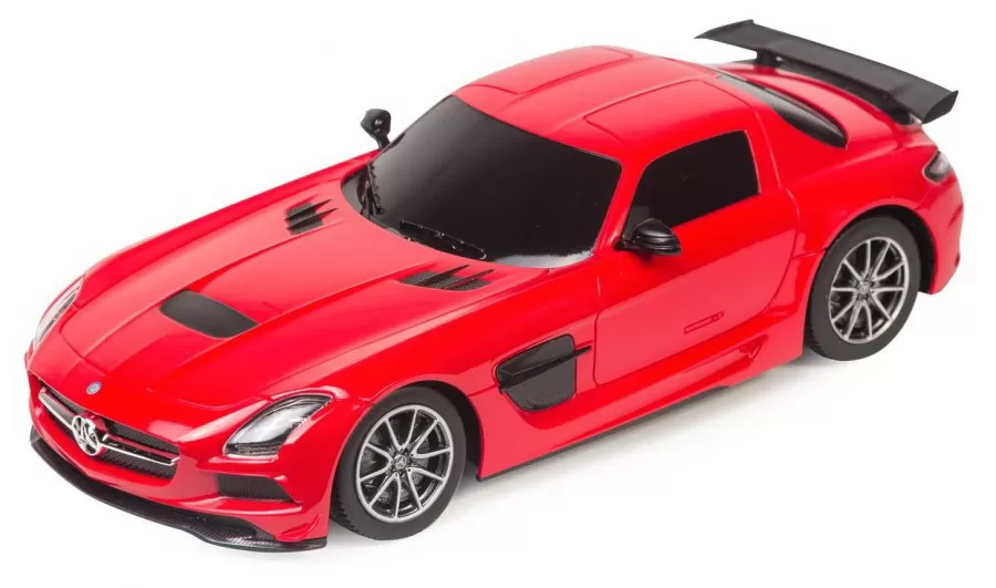 Masina cu telecomanda mercedes-benz sls amg rosu cu scara 1 la 18, varsta de la 3 ani la +15 ani [7]