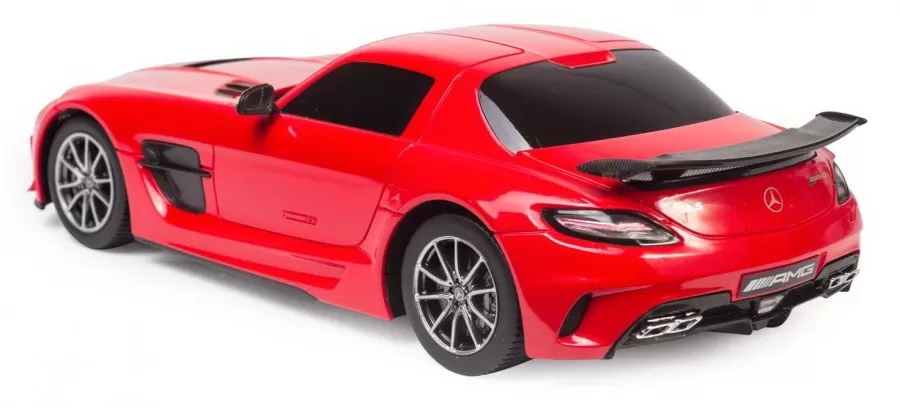 Masina cu telecomanda mercedes-benz sls amg rosu cu scara 1 la 18, varsta de la 3 ani la +15 ani [9]