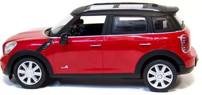 Masina cu telecomanda mini cooper s countryman rosu cu scara 1 la 24, varsta de la 3 ani la +15 ani [5]