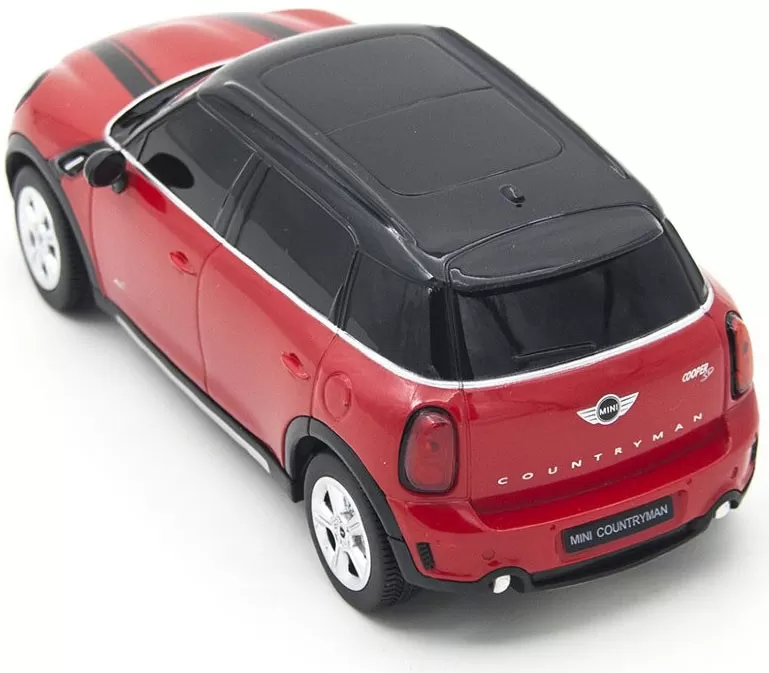 Masina cu telecomanda mini cooper s countryman rosu cu scara 1 la 24, varsta de la 3 ani la +15 ani [3]