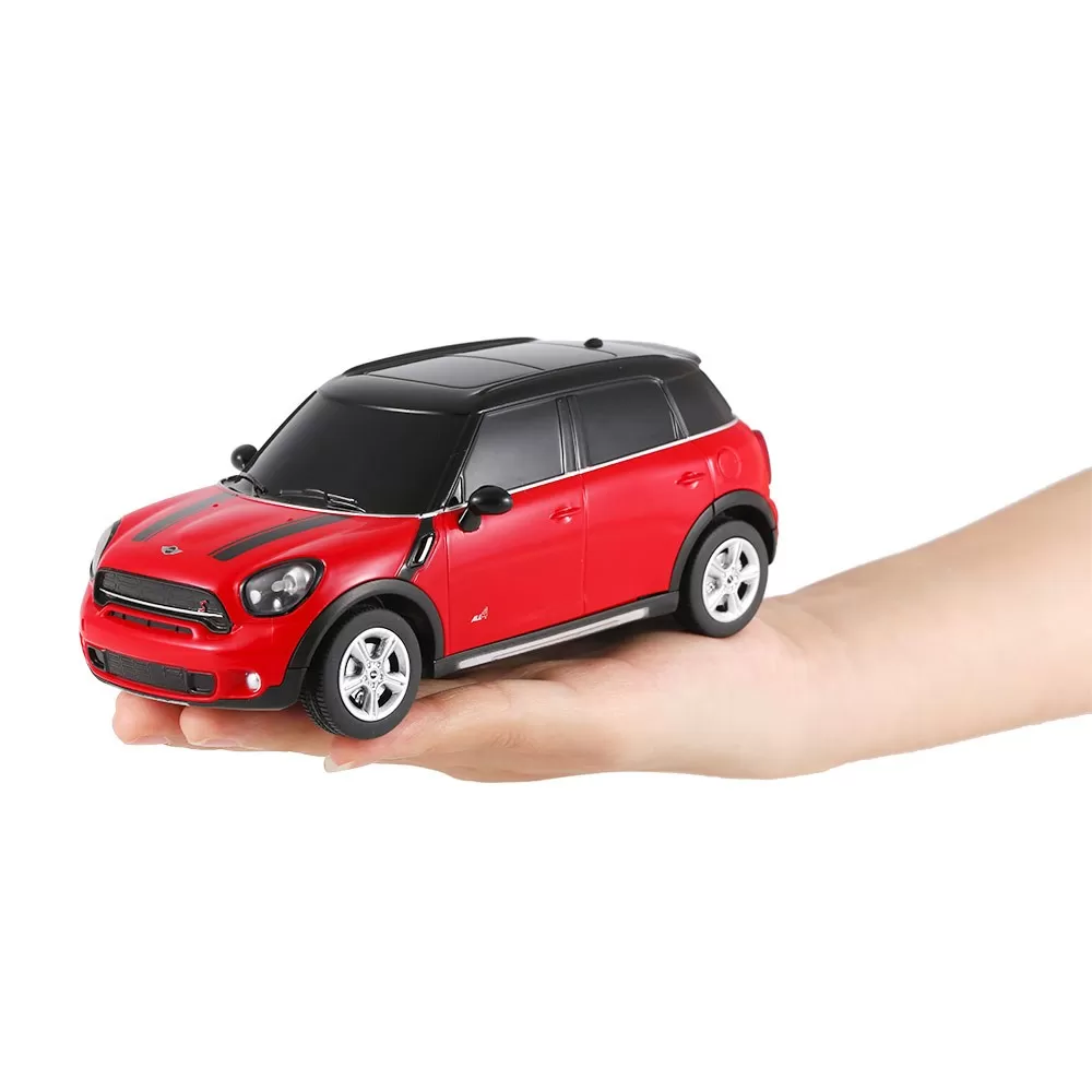 Masina cu telecomanda mini cooper s countryman rosu cu scara 1 la 24, varsta de la 3 ani la +15 ani [4]