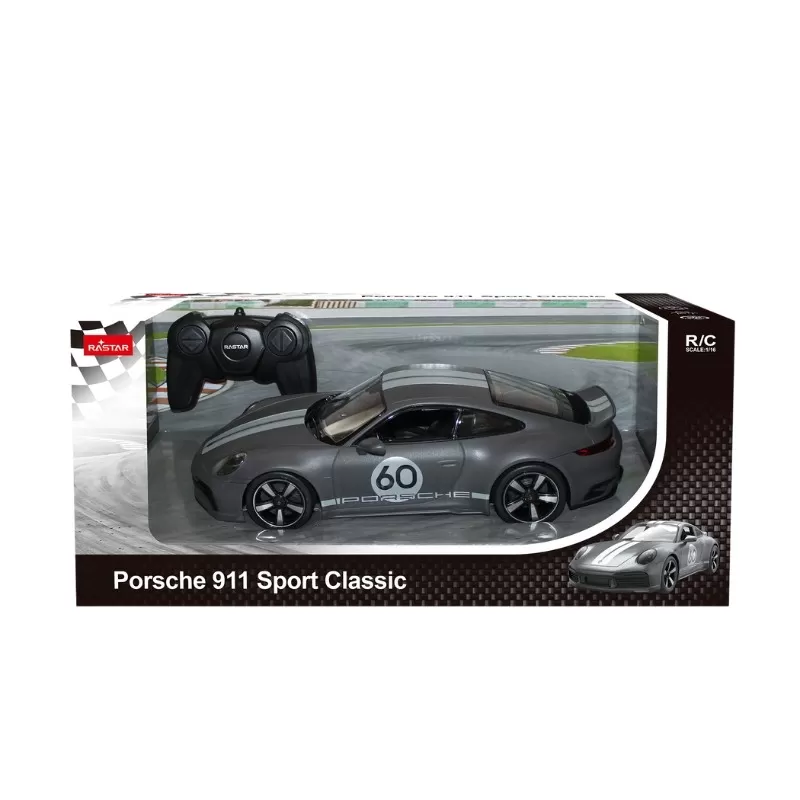 Masina cu telecomanda porsche 911 sport classic cu scara 1 la 16, varsta de la 3 ani la +15 ani [1]