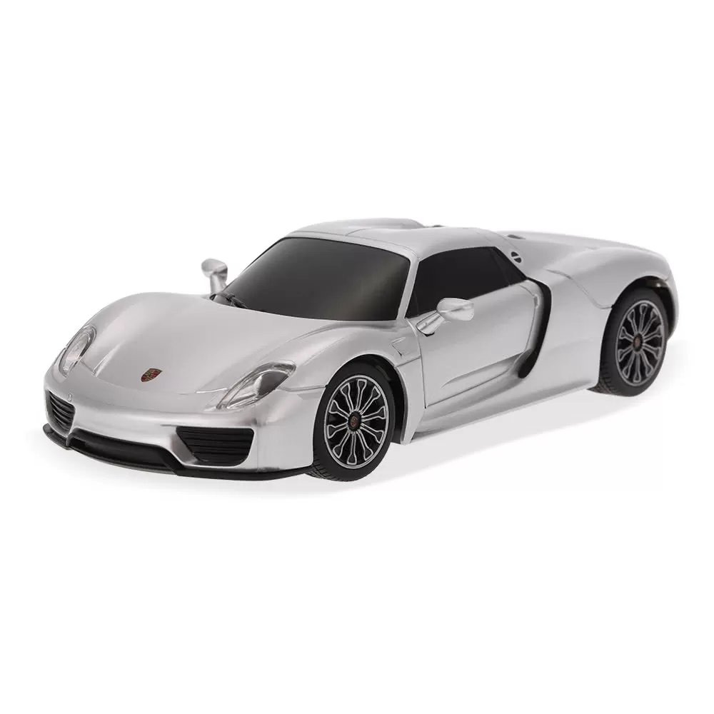 Masina cu telecomanda porsche 918 spyder argintiu cu scara 1 la 24, varsta de la 3 ani la +15 ani [7]