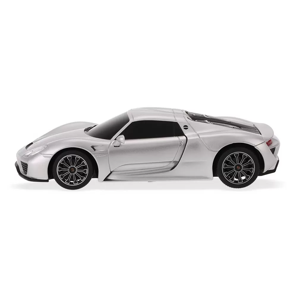 Masina cu telecomanda porsche 918 spyder argintiu cu scara 1 la 24, varsta de la 3 ani la +15 ani [8]