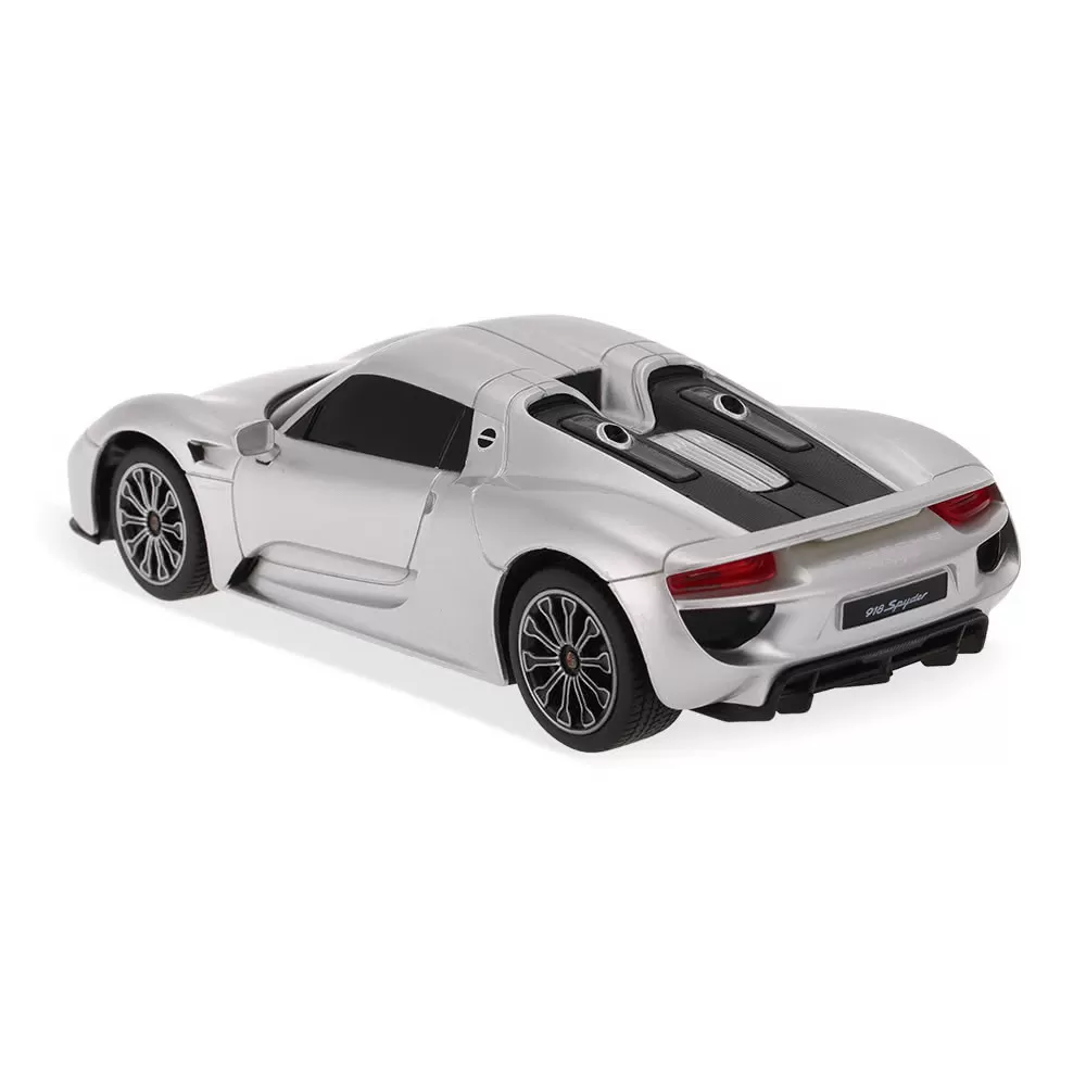 Masina cu telecomanda porsche 918 spyder argintiu cu scara 1 la 24, varsta de la 3 ani la +15 ani [6]