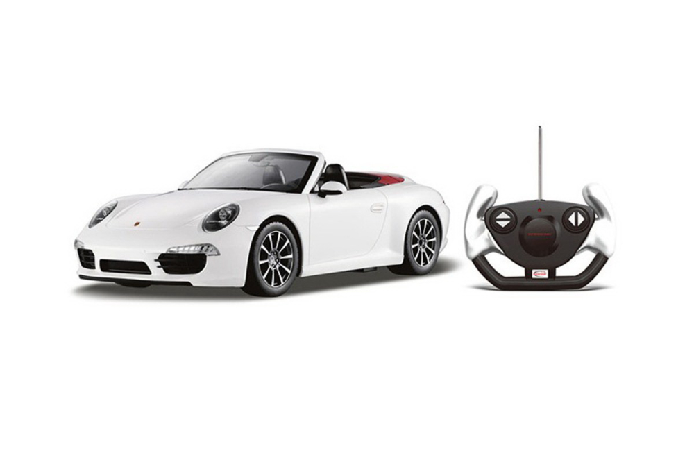Masina cu telecomanda porsche carrera s alb cu scara 1 la 12  [2]