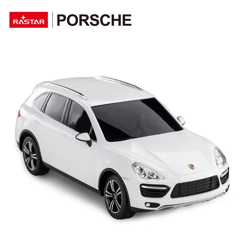 Masina cu telecomanda porsche cayenne turbo alb cu scara 1 la 24, varsta de la 3 ani la +15 ani [9]