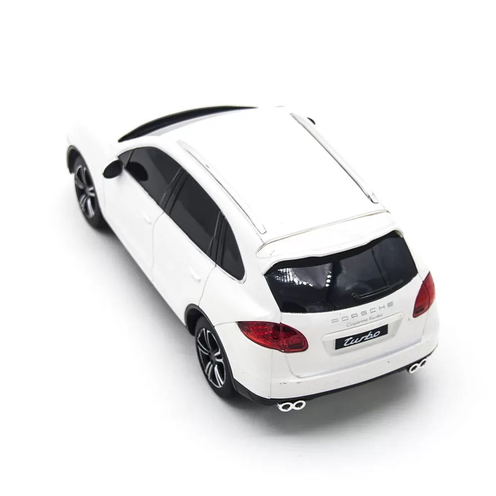 Masina cu telecomanda porsche cayenne turbo alb cu scara 1 la 24, varsta de la 3 ani la +15 ani [6]