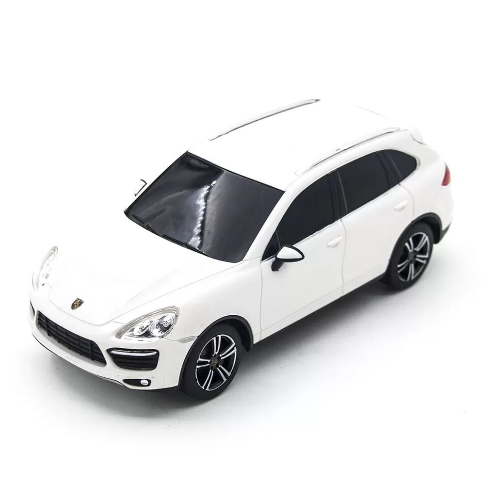 Masina cu telecomanda porsche cayenne turbo alb cu scara 1 la 24, varsta de la 3 ani la +15 ani [7]
