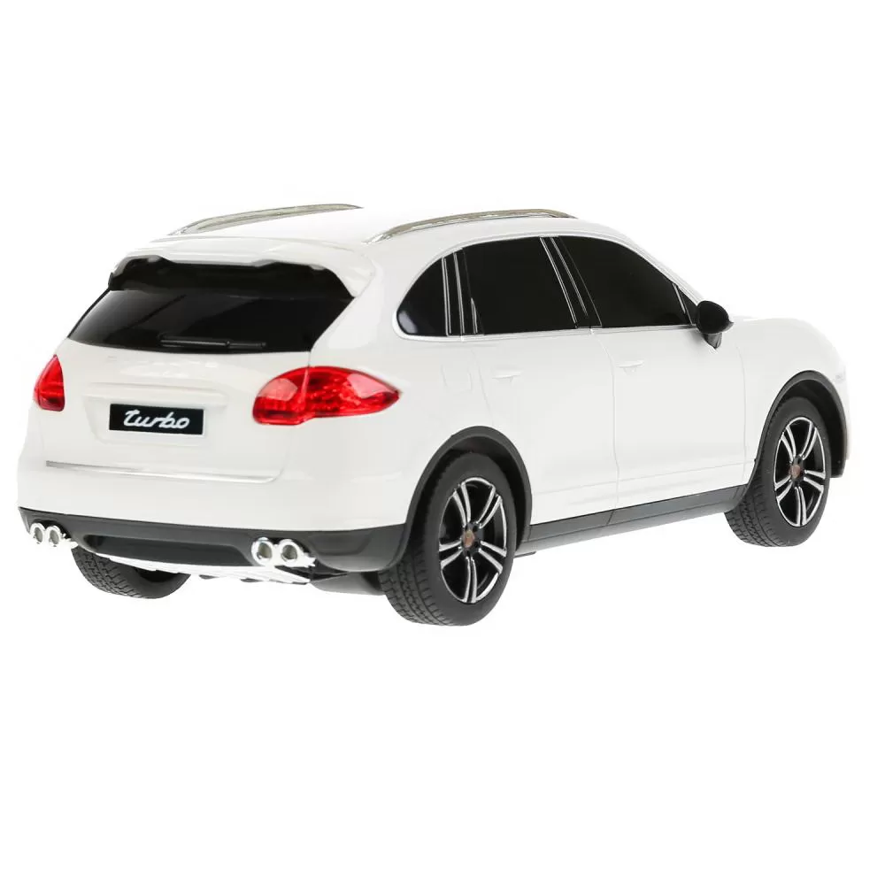 Masina cu telecomanda porsche cayenne turbo alb cu scara 1 la 24, varsta de la 3 ani la +15 ani [3]