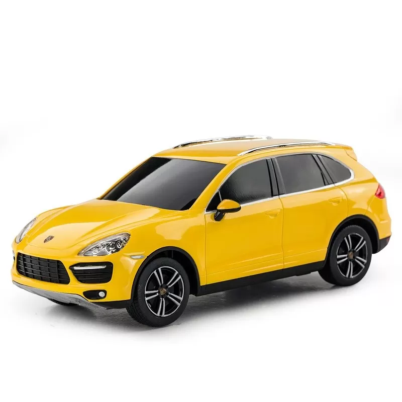 Masina cu telecomanda porsche cayenne turbo galben cu scara 1 la 24, varsta de la 3 ani la +15 ani [2]