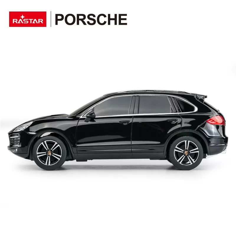 Masina cu telecomanda porsche cayenne turbo negru cu scara 1 la 24, varsta de la 3 ani la +15 ani [5]