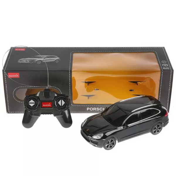 Masina cu telecomanda porsche cayenne turbo negru cu scara 1 la 24, varsta de la 3 ani la +15 ani [2]